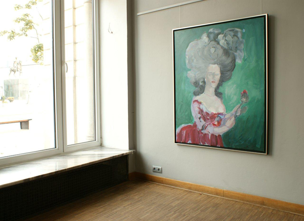 Katarzyna Swinarska - Lady 2 after Le Brun from Family connections (Oil on Canvas | Wymiary: 115 x 140 cm | Cena: 8000 PLN)