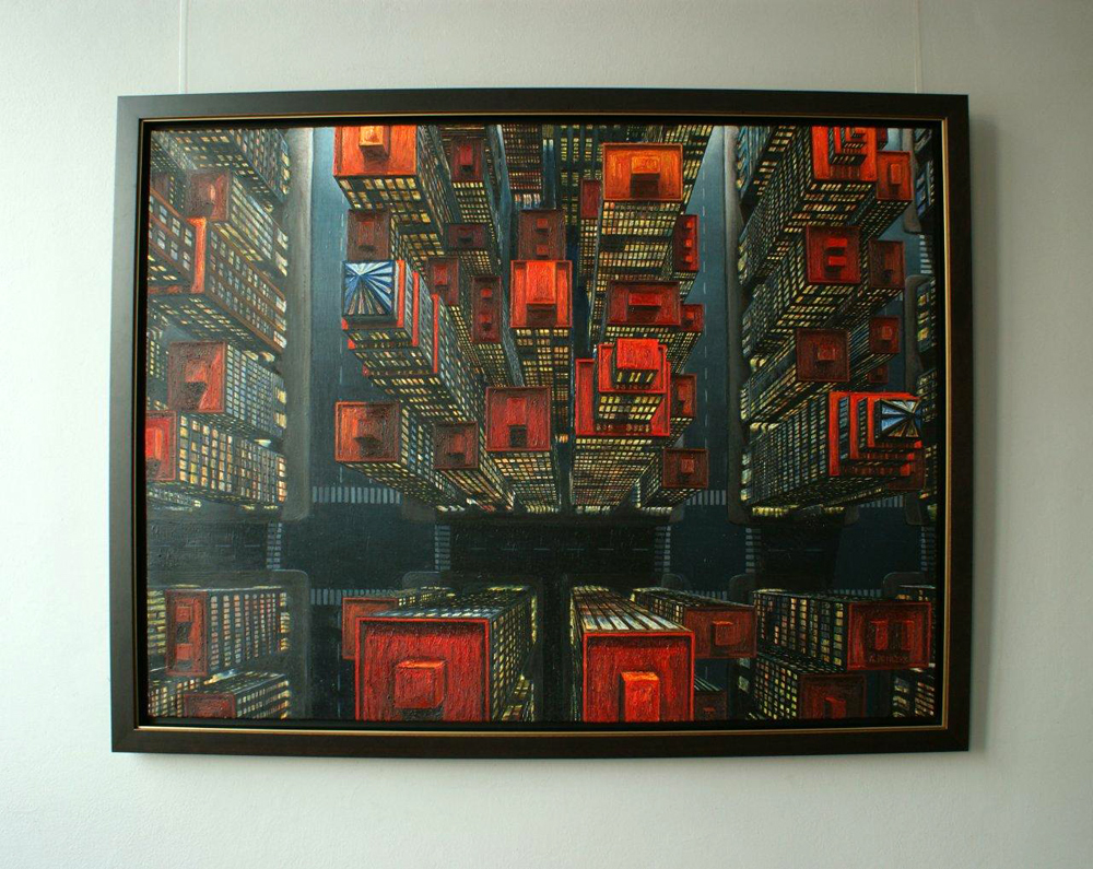 Adam Patrzyk - Arrival (Oil on Canvas | Größe: 174 x 134 cm | Preis: 22000 PLN)