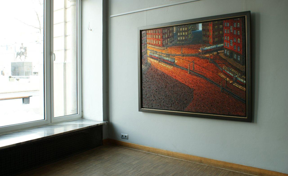 Adam Patrzyk - Junction (Oil on Canvas | Wymiary: 174 x 134 cm | Cena: 22000 PLN)