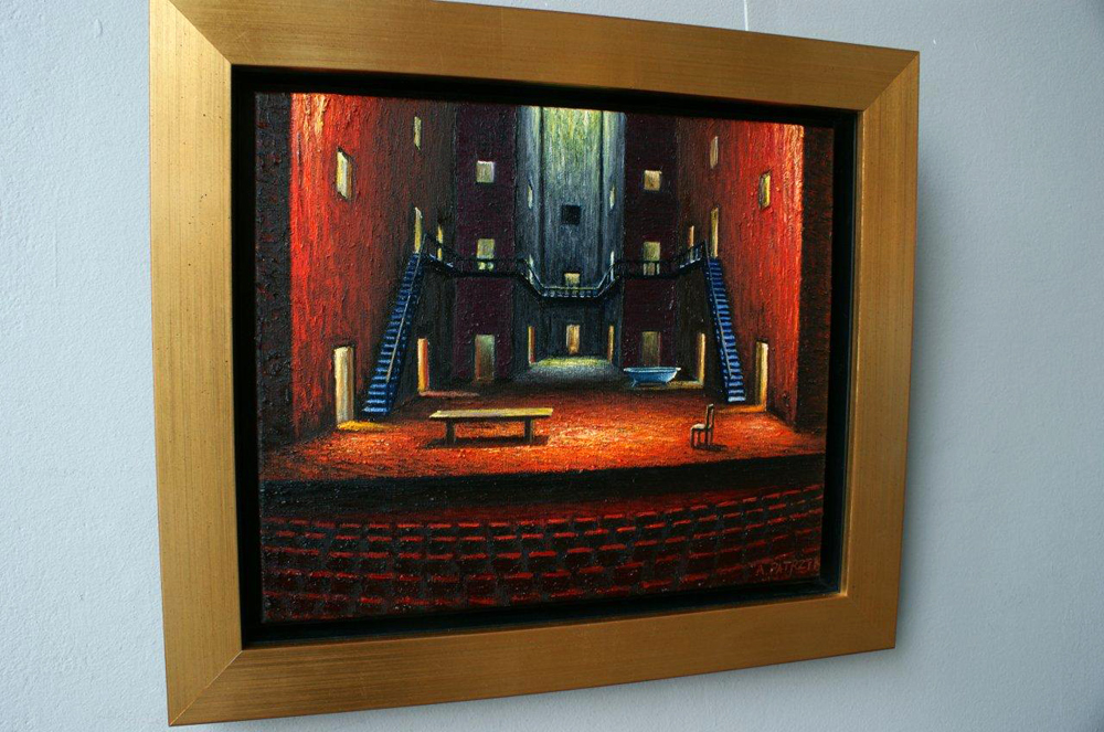 Adam Patrzyk - Stage (Oil on Canvas | Size: 52 x 45 cm | Price: 9500 PLN)
