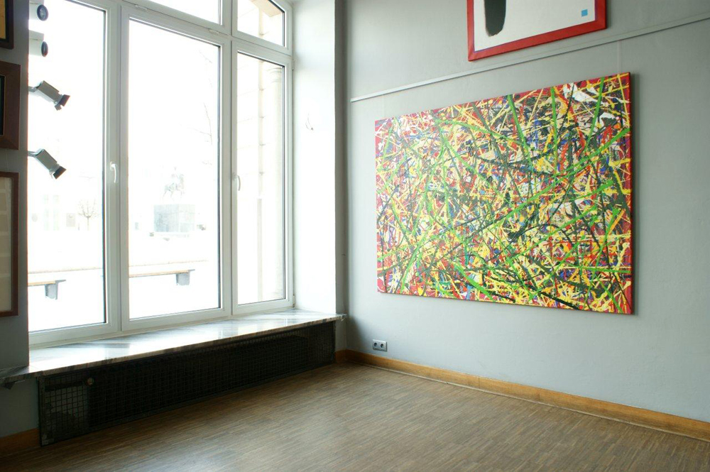 Edward Dwurnik - Abstract painting No 285 (Oil on Canvas | Size: 200 x 140 cm | Price: 36000 PLN)