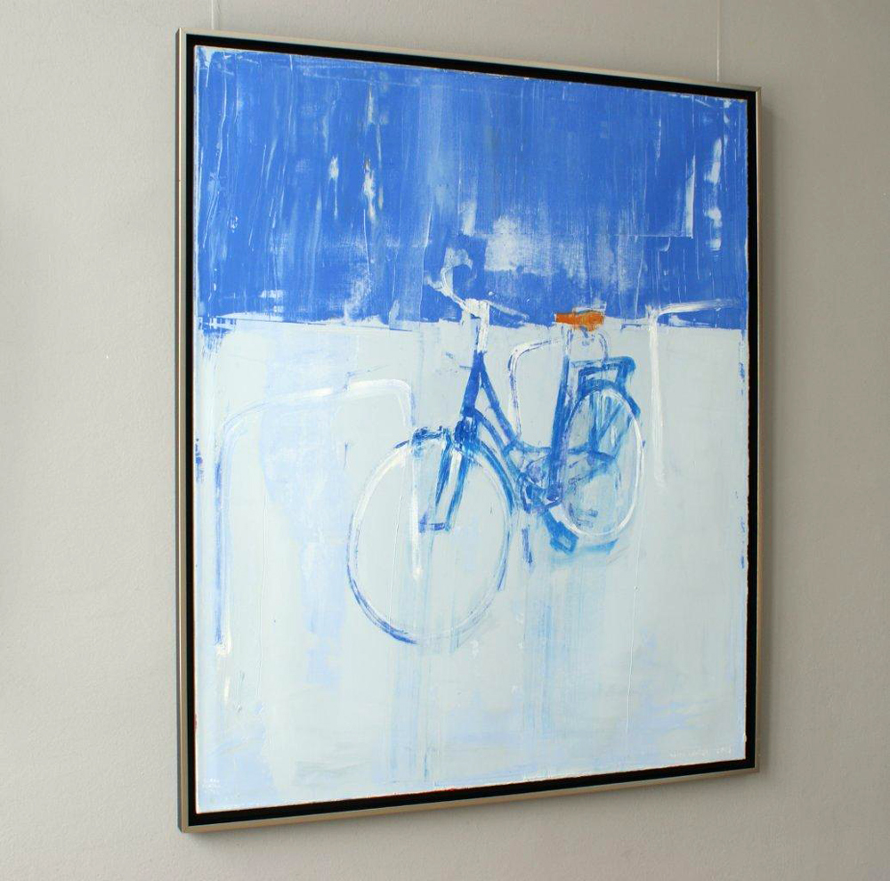Jacek Łydżba - Bicykle (Oil on Canvas | Size: 105 x 125 cm | Price: 7000 PLN)