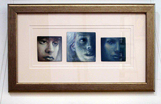 Adam Korszun : Three faces : Oil on Panel