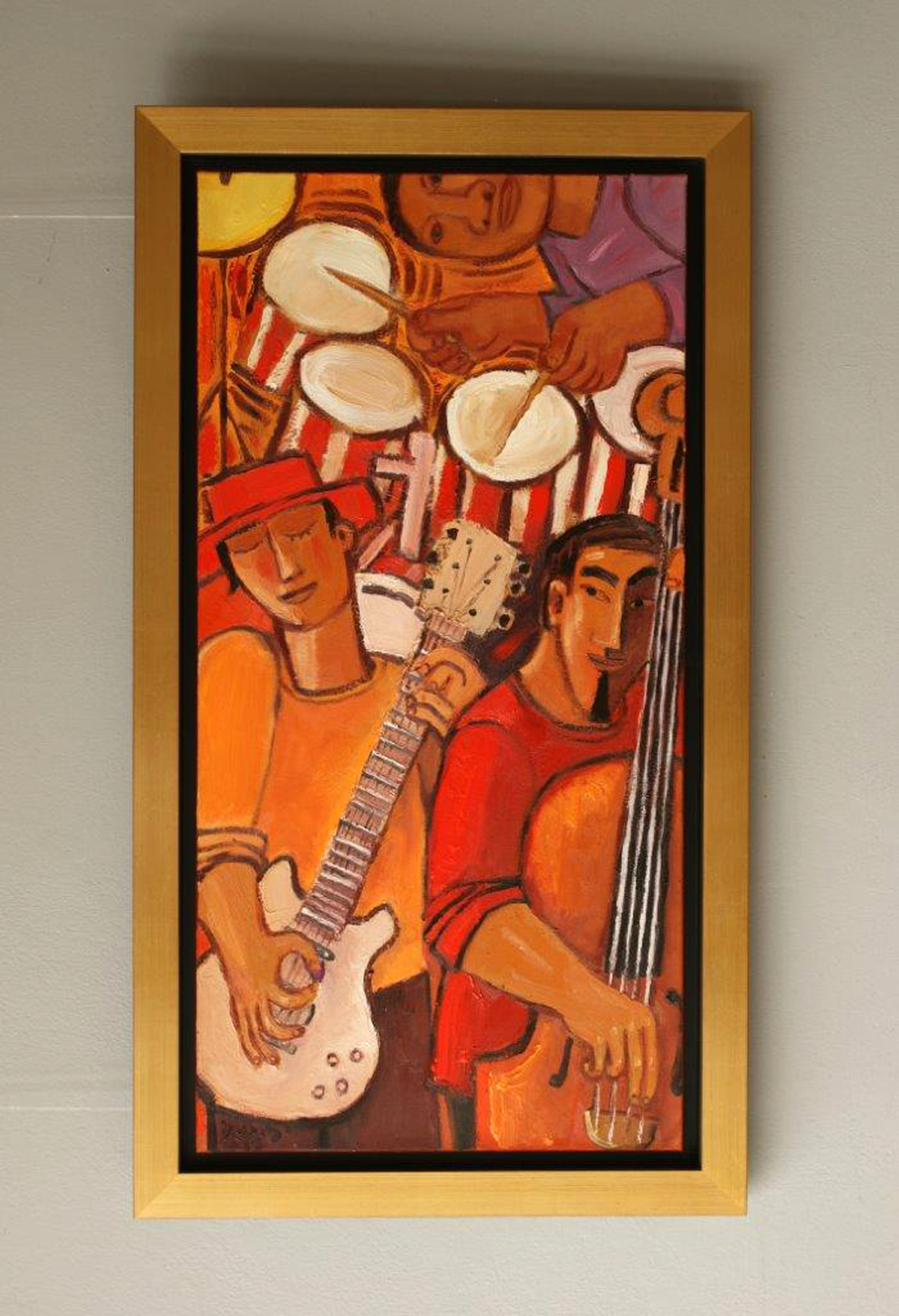 Krzysztof Kokoryn - Trio (Oil on Canvas | Size: 63 x 113 cm | Price: 6500 PLN)