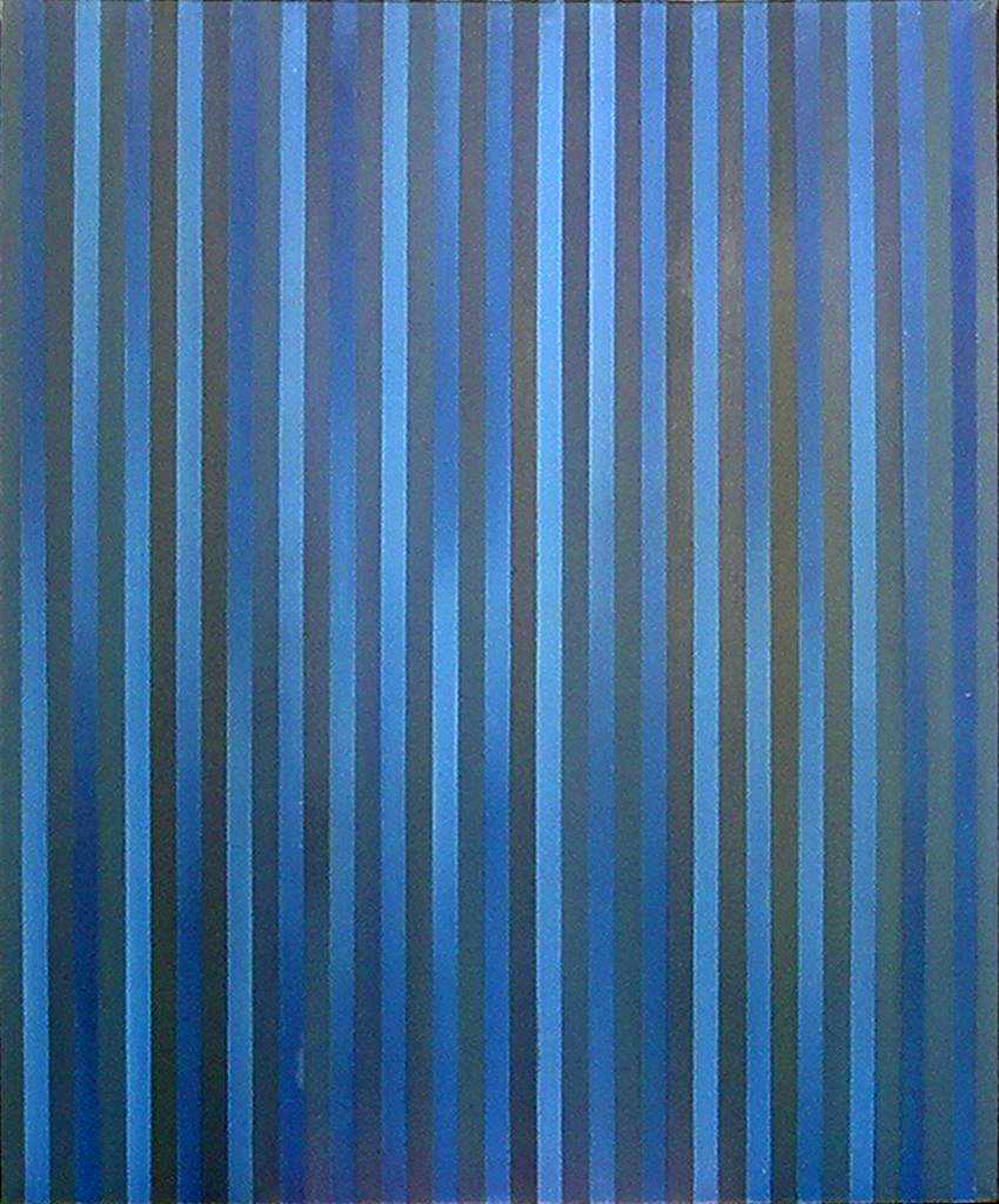 Anna Podlewska - Gray - Blue painting (Oil on Canvas | Wymiary: 100 x 120 cm | Cena: 7000 PLN)