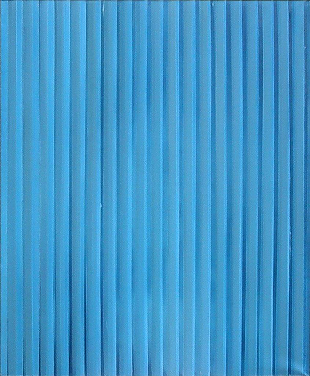 Anna Podlewska - Light blue painting (Oil on Canvas | Größe: 100 x 120 cm | Preis: 7000 PLN)