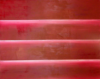Anna Podlewska : Red painting : Oil on Canvas