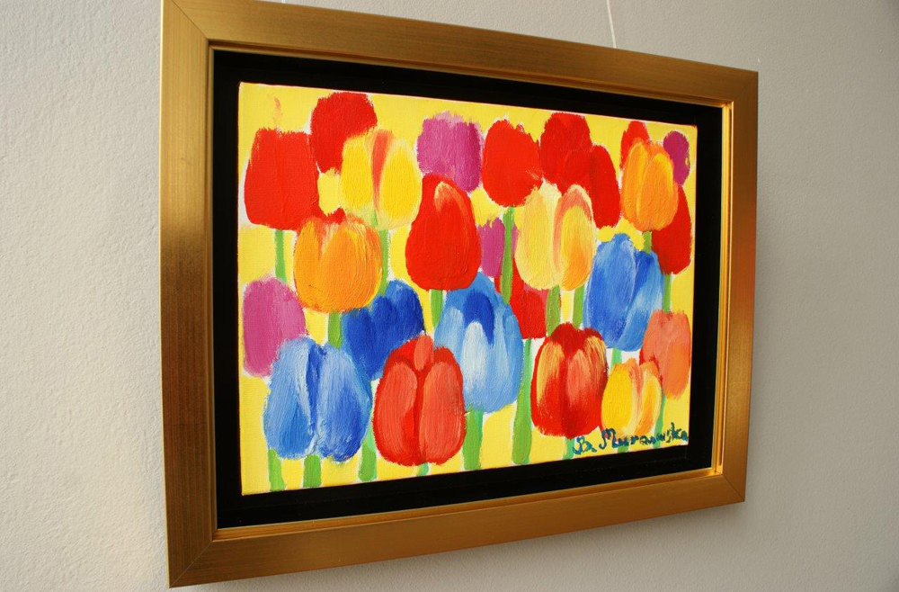Beata Murawska - Tulips (Oil on Canvas | Wymiary: 43 x 34 cm | Cena: 2200 PLN)