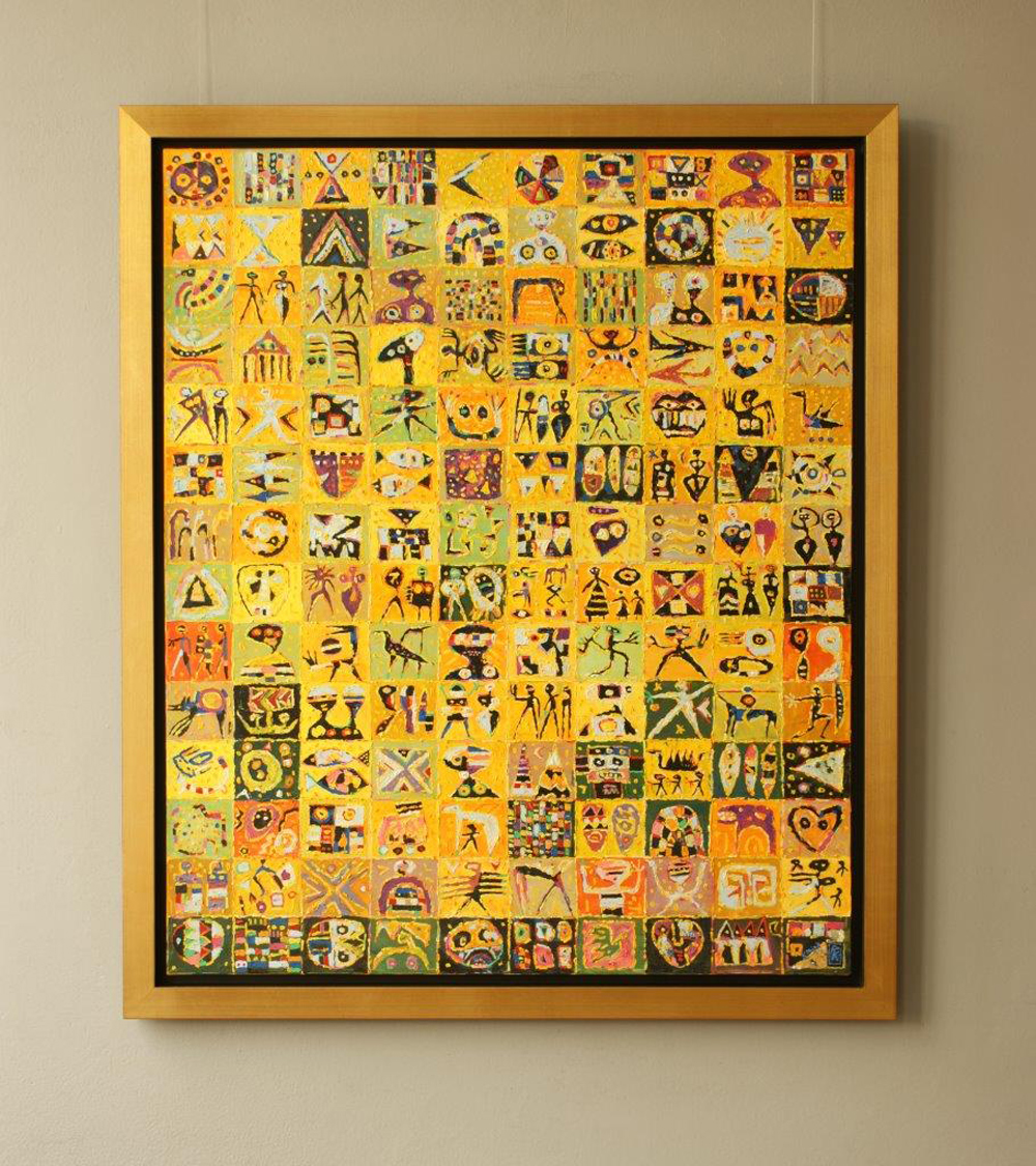 Krzysztof Pająk - African sun (Oil on Canvas | Größe: 113 x 133 cm | Preis: 7000 PLN)