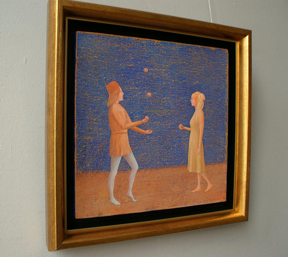 Mikołaj Kasprzyk - Joungler (Oil on Canvas | Größe: 39 x 39 cm | Preis: 28000 PLN)