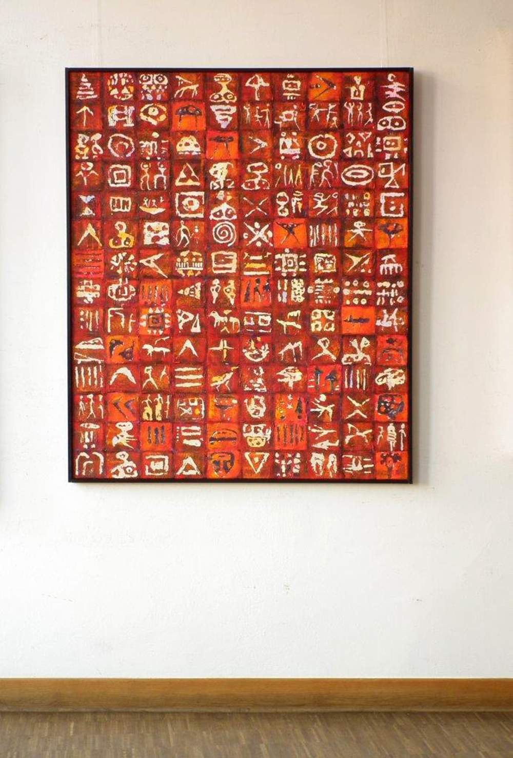 Krzysztof Pająk - Red painting (Oil on Canvas | Größe: 100 x 120 cm | Preis: 7000 PLN)