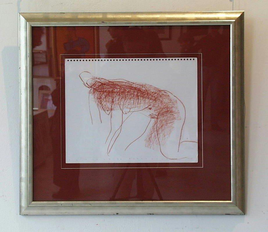Agnieszka Brzeżańska - Nude (Drawing on Paper | Wymiary: 35 x 25 cm | Cena: 1800 PLN)