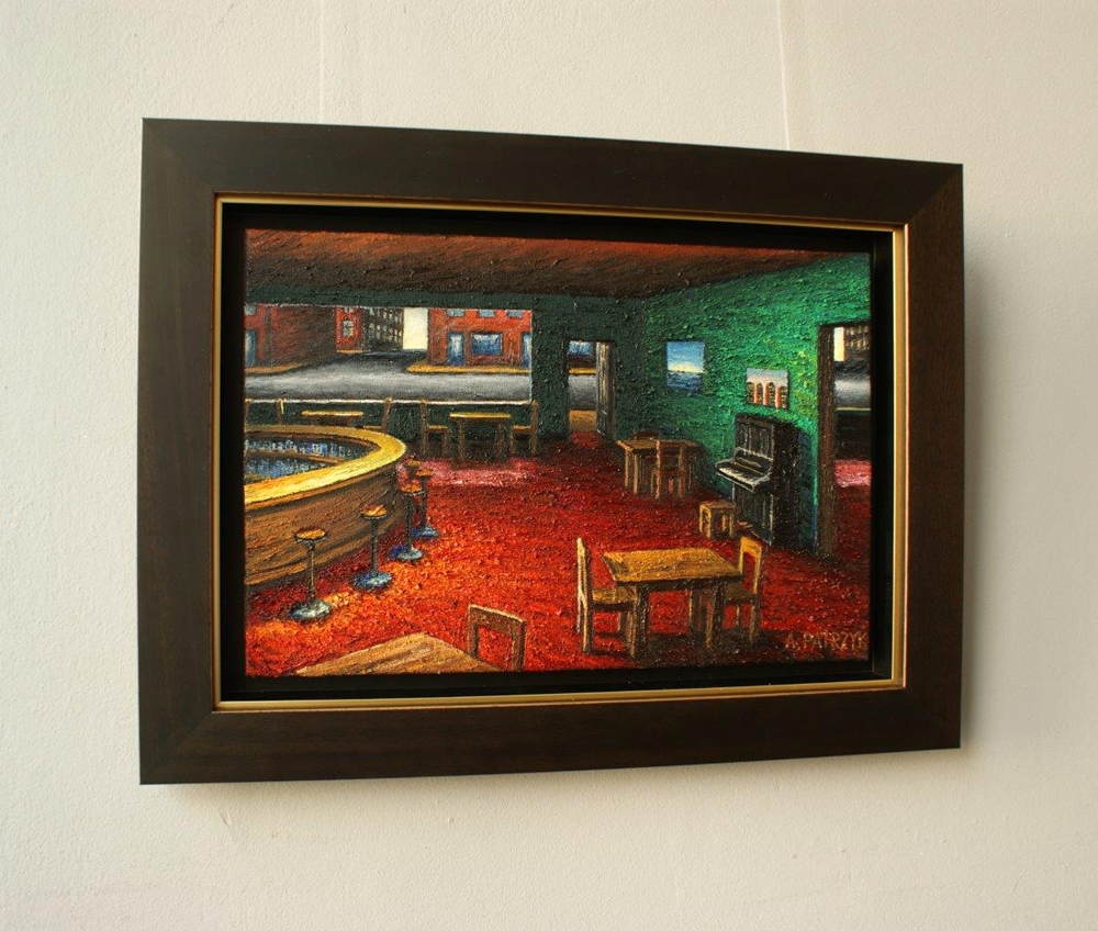 Adam Patrzyk - Bar (Oil on Canvas | Wymiary: 59 x 44 cm | Cena: 9000 PLN)