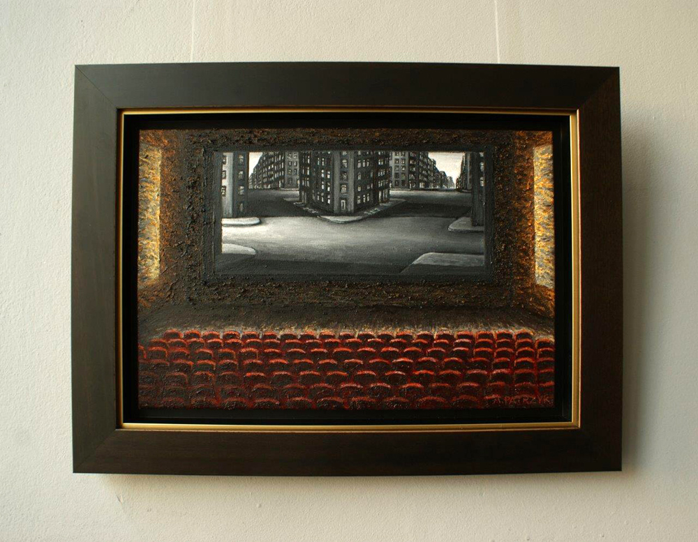Adam Patrzyk - Cinema (Oil on Canvas | Wymiary: 59 x 44 cm | Cena: 9000 PLN)