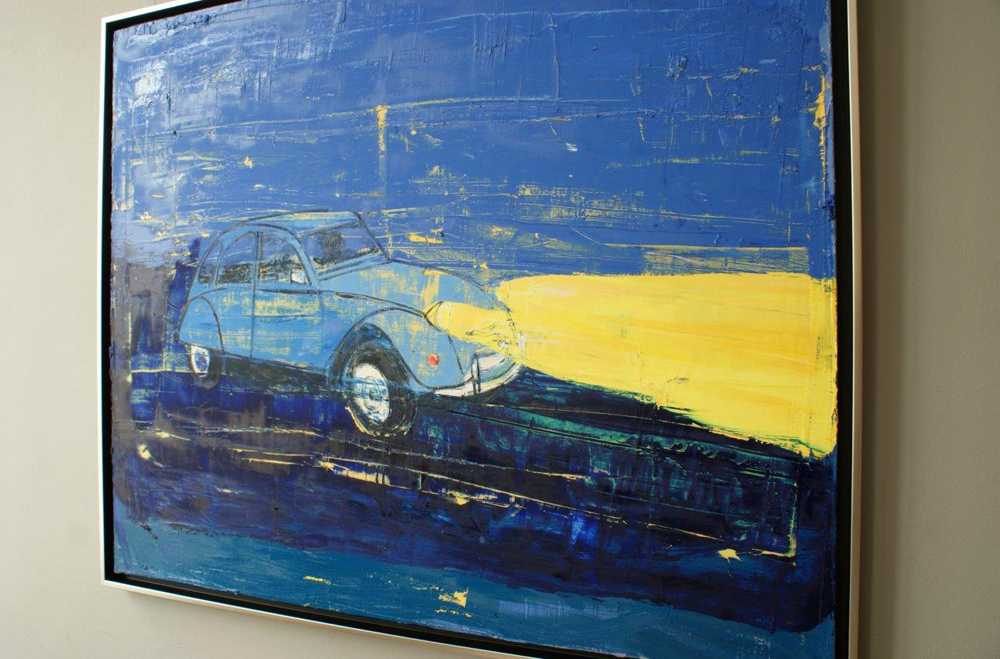 Jacek Łydżba - Citroen (Oil on Canvas | Wymiary: 125 x 105 cm | Cena: 7000 PLN)