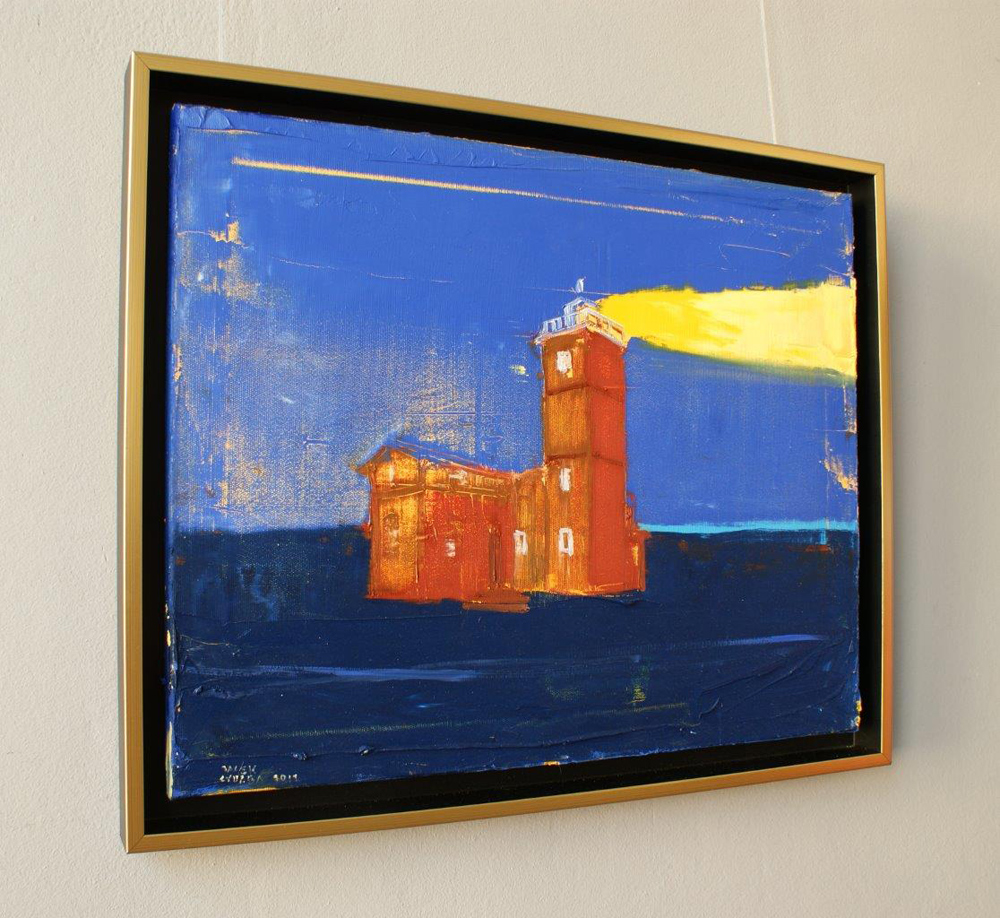 Jacek Łydżba - Lighthouse (Oil on Canvas | Wymiary: 55 x 45 cm | Cena: 3200 PLN)
