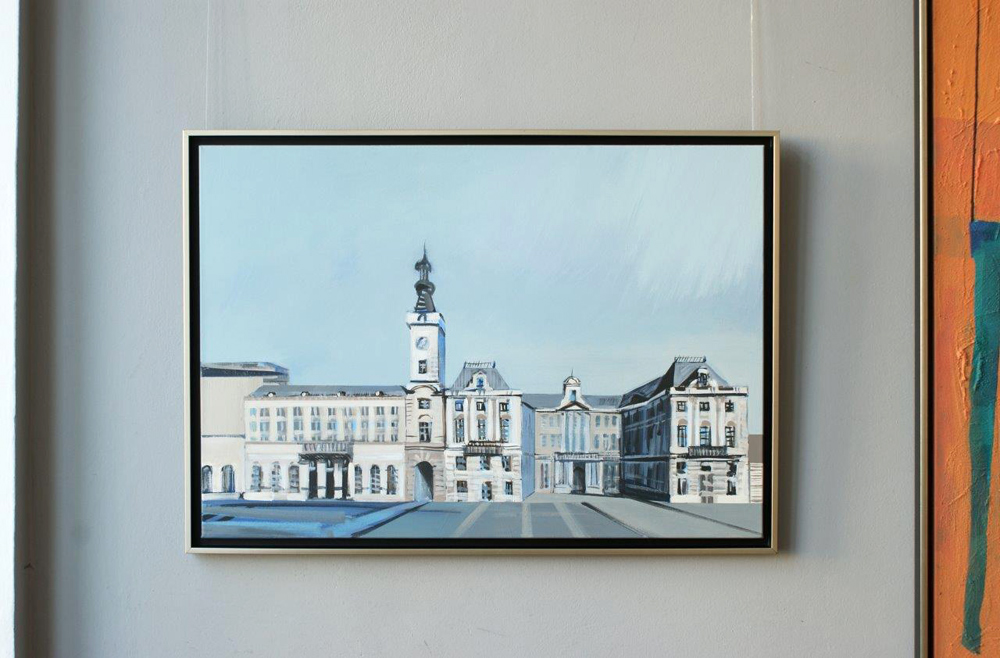 Maria Kiesner - Townhall (Oil on Canvas | Size: 105 x 75 cm | Price: 4500 PLN)