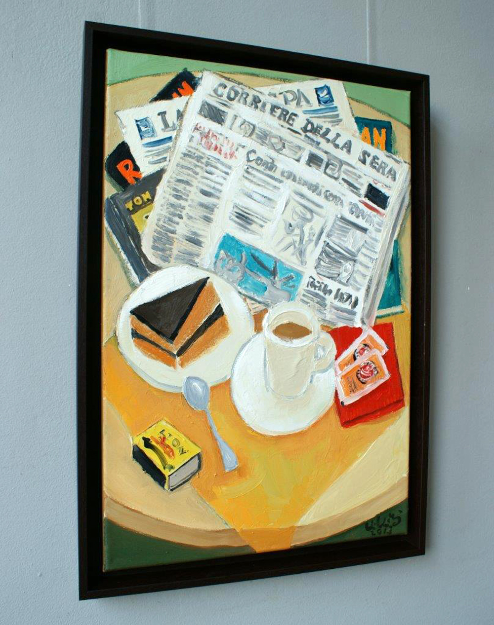 Krzysztof Kokoryn - Corriere Della Sera (Oil on Canvas | Größe: 45 x 65 cm | Preis: 5500 PLN)