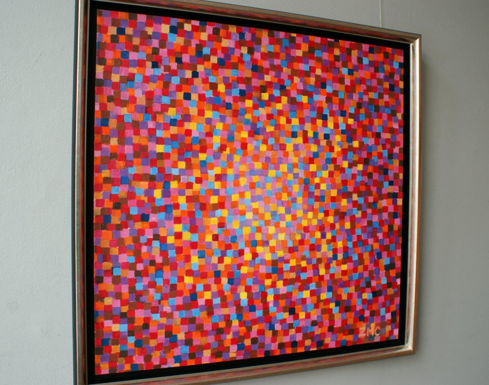 Zofia Matuszczyk-Cygańska - Fire Oil on canvas (Oil on Canvas | Size: 89 x 89 cm | Price: 14000 PLN)