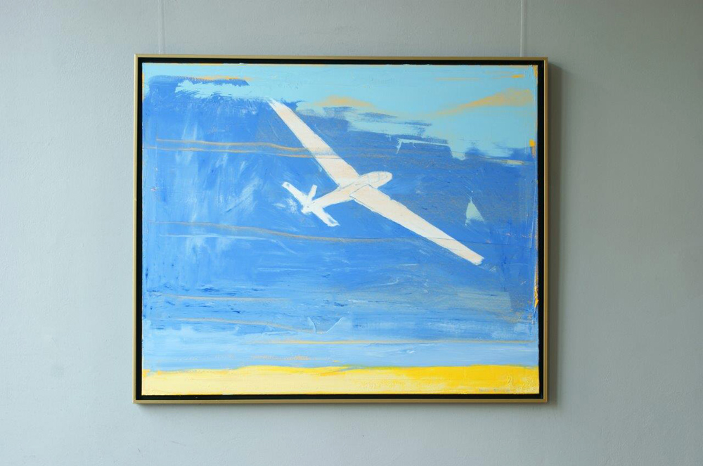 Jacek Łydżba - Glider (Oil on Canvas | Wymiary: 125 x 105 cm | Cena: 7000 PLN)