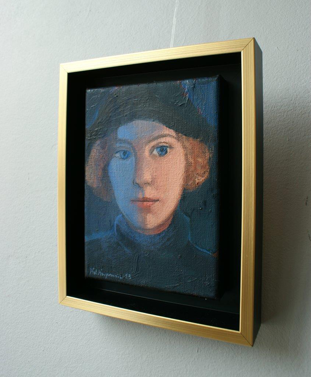 Katarzyna Karpowicz - Blue shadow (Oil on Canvas | Wymiary: 19 x 23 cm | Cena: 1200 PLN)
