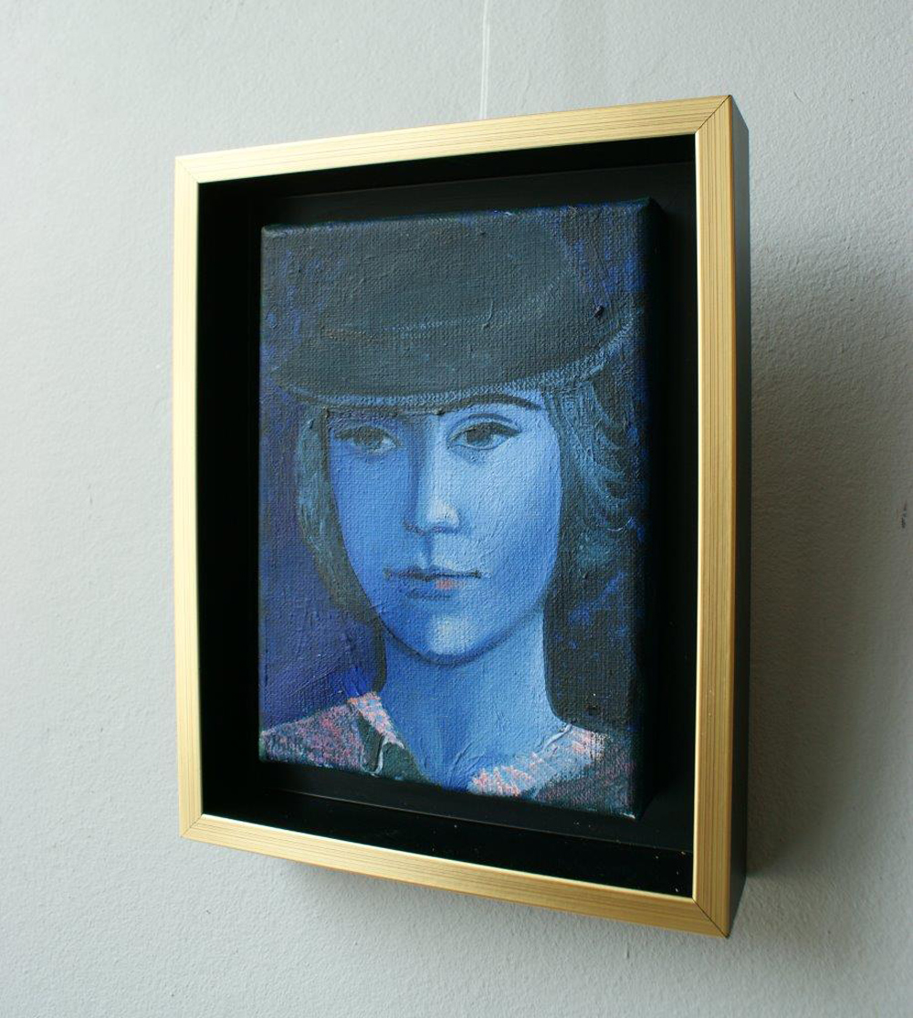 Katarzyna Karpowicz - Young girl (Oil on Canvas | Größe: 19 x 23 cm | Preis: 1200 PLN)