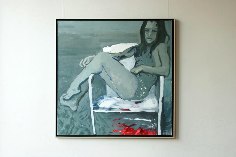 Katarzyna Swinarska - Virgin (Oil on Canvas | Wymiary: 125 x 125 cm | Cena: 7500 PLN)