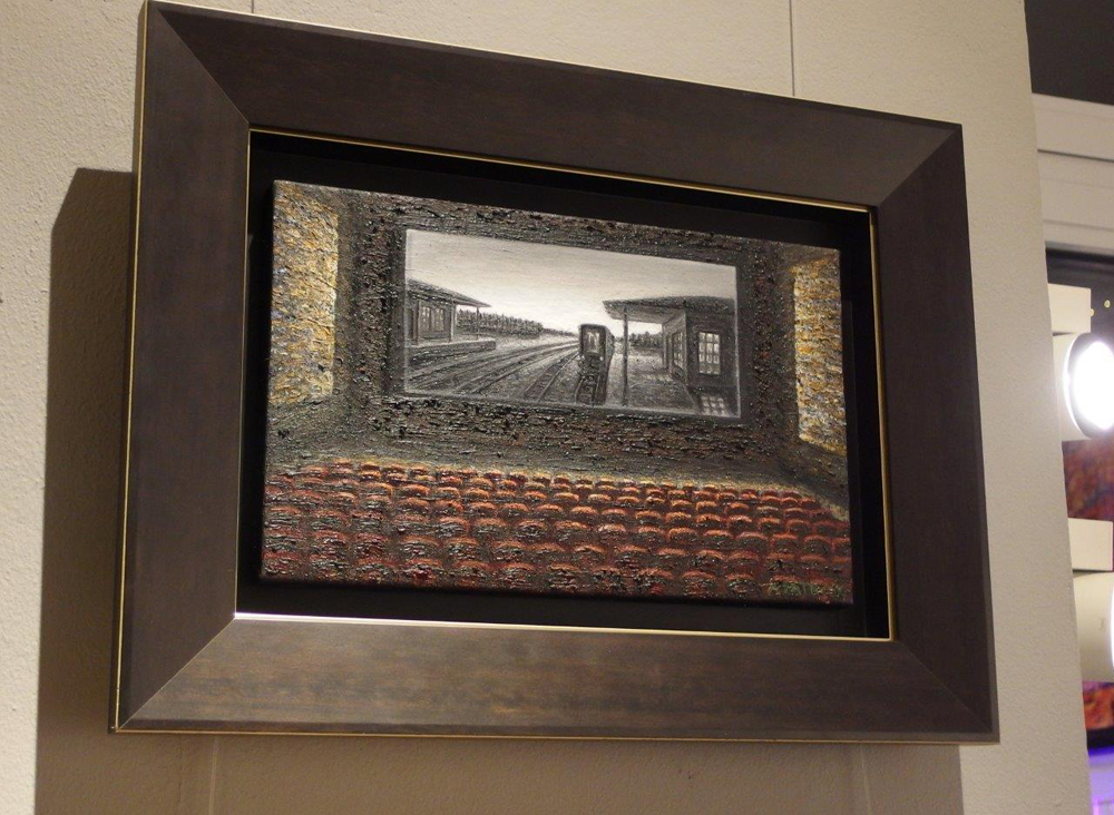 Adam Patrzyk - Old cinema (Oil on Canvas | Größe: 58 x 43 cm | Preis: 8400 PLN)