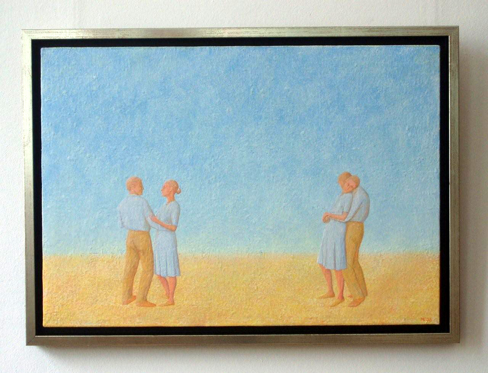 Mikołaj Kasprzyk - Dance (Oil on Canvas | Größe: 59 x 43 cm | Preis: 3300 PLN)