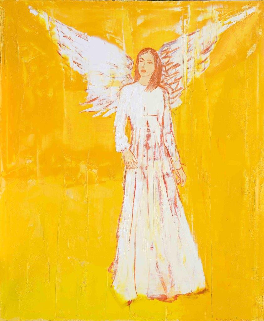 Jacek Łydżba - Angel IV (Oil on Canvas | Size: 100 x 120 cm | Price: 7000 PLN)