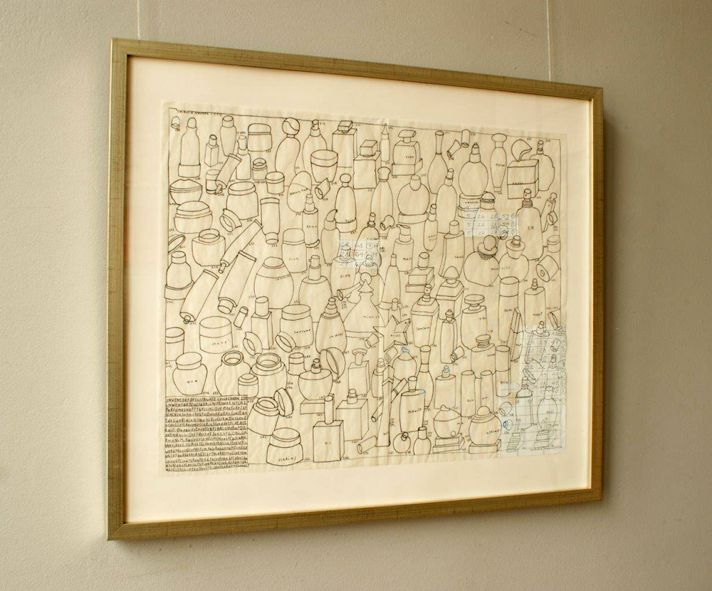 Jolanta Wagner - Inventory of private collection (Ink on paper | Wymiary: 73 x 65 cm | Cena: 2800 PLN)