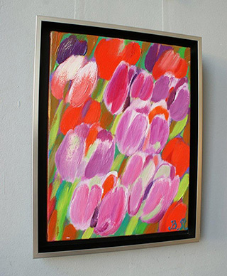 Beata Murawska : Pink day : Oil on Canvas