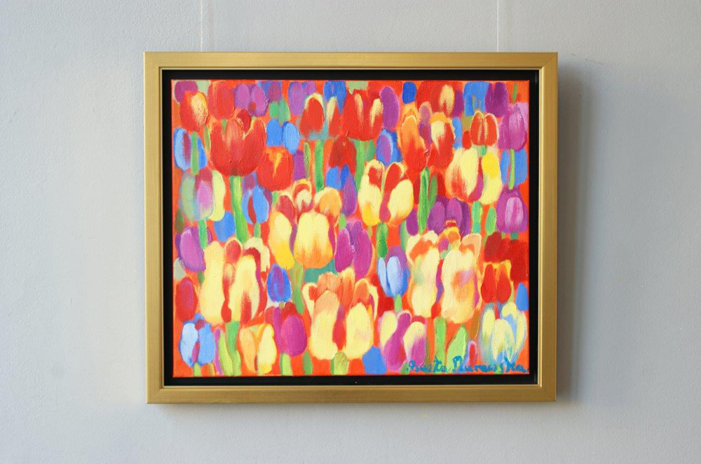 Beata Murawska - Tulips (Oil on Canvas | Size: 69 x 59 cm | Price: 4000 PLN)