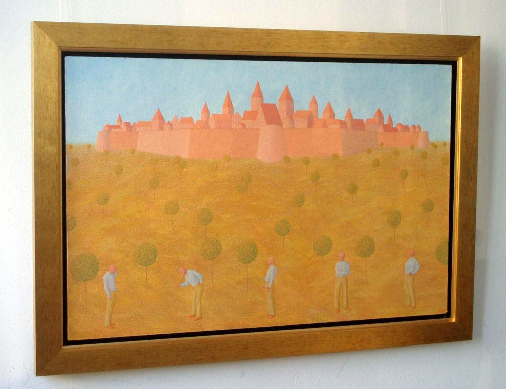 Mikołaj Kasprzyk - Monolog menly (Oil on Canvas | Wymiary: 115 x 80 cm | Cena: 6500 PLN)