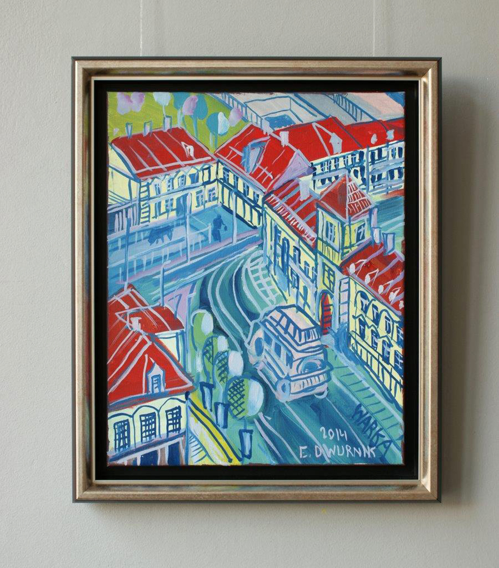 Edward Dwurnik - Warka (Oil on Canvas | Size: 49 x 59 cm | Price: 8500 PLN)