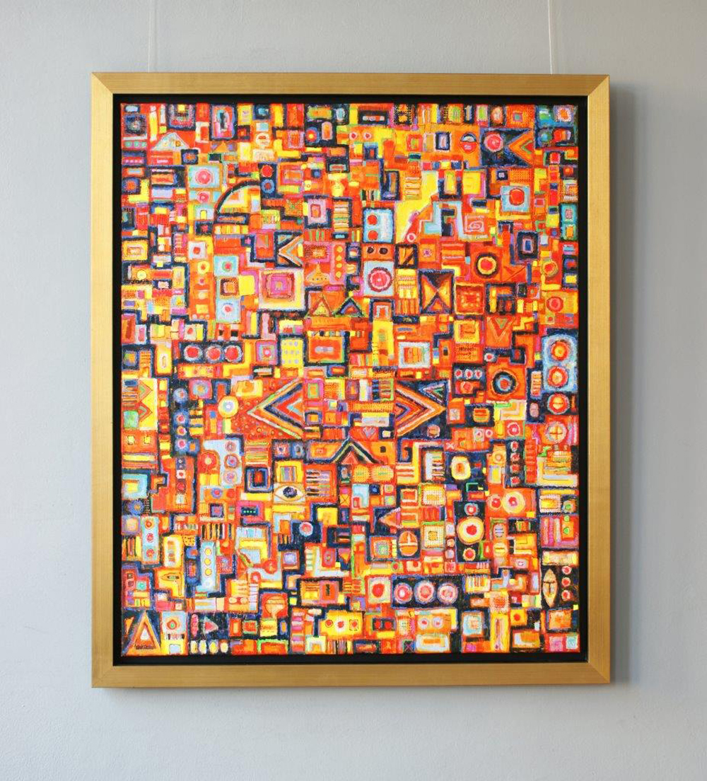 Krzysztof Pająk - The sun of Africa (Oil on Canvas | Größe: 114 x 134 cm | Preis: 7800 PLN)