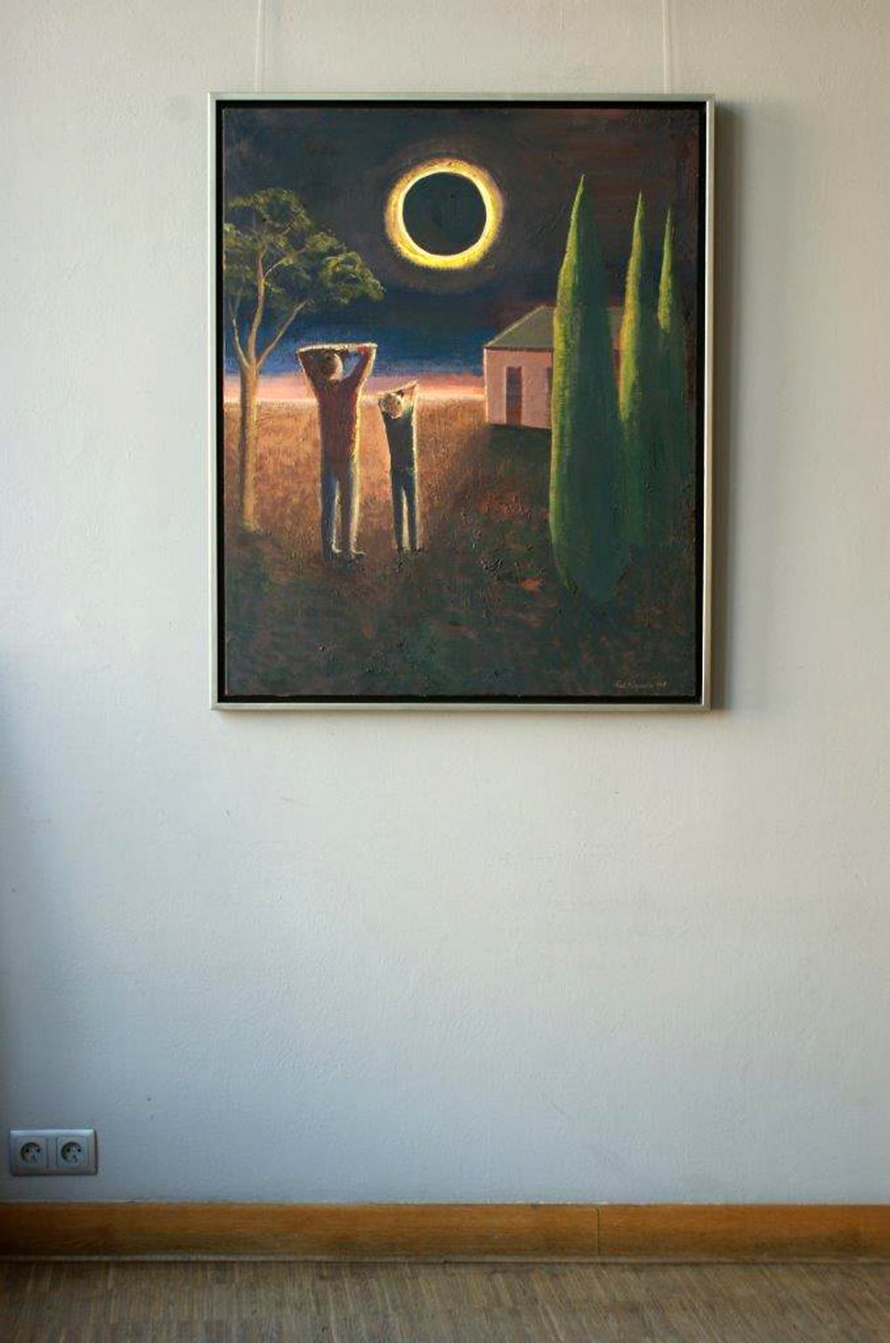 Katarzyna Karpowicz - Eclipse of the sun (Oil on Canvas | Größe: 86 x 105 cm | Preis: 6500 PLN)
