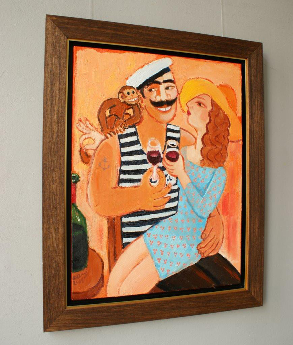 Krzysztof Kokoryn - Sailors bride (Oil on Canvas | Size: 80 x 100 cm | Price: 7400 PLN)