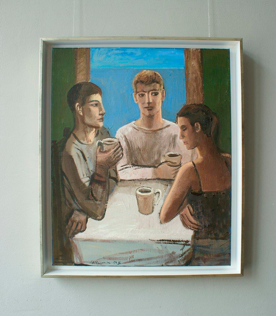 Katarzyna Karpowicz - Blue (Oil on Canvas | Größe: 56 x 66 cm | Preis: 5000 PLN)