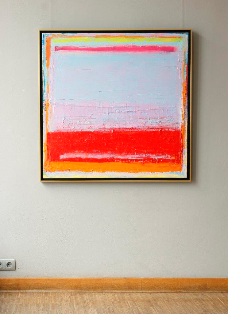 Sebastian Skoczylas - November rain (Oil on Canvas | Size: 105 x 105 cm | Price: 3600 PLN)