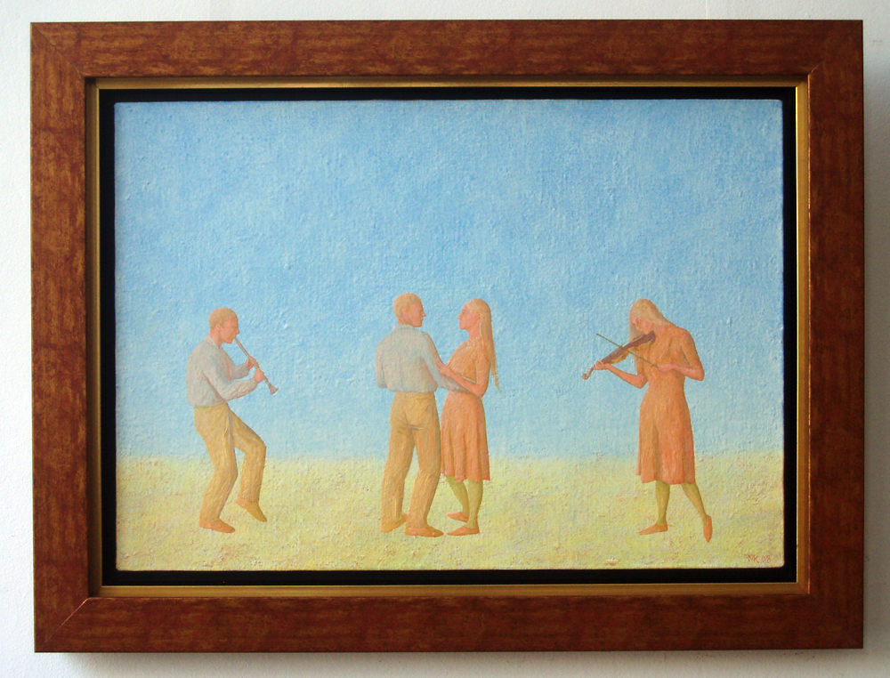 Mikołaj Kasprzyk - Party (Oil on Canvas | Size: 67 x 51 cm | Price: 3400 PLN)