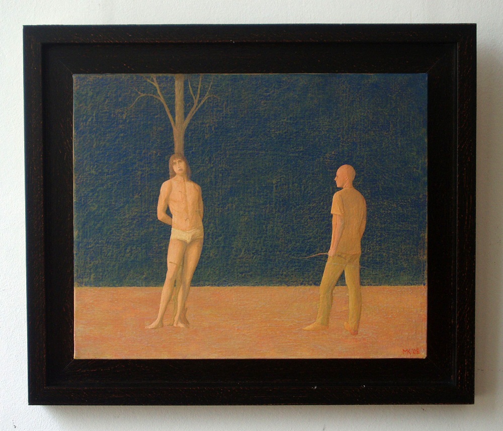 Mikołaj Kasprzyk - Saint Sebstian (Oil on Canvas | Size: 53 x 45 cm | Price: 3800 PLN)