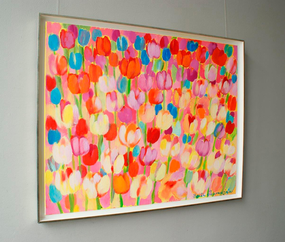 Beata Murawska - Just bouquet (Oil on Canvas | Wymiary: 106 x 86 cm | Cena: 5500 PLN)