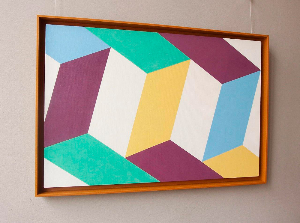 Joanna Stańko - Sufficient configuration (Acrylic on linen | Größe: 96 x 66 cm | Preis: 4500 PLN)