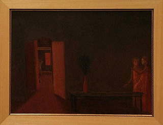 Aleksandra Waliszewska : Dark room : Oil on Canvas