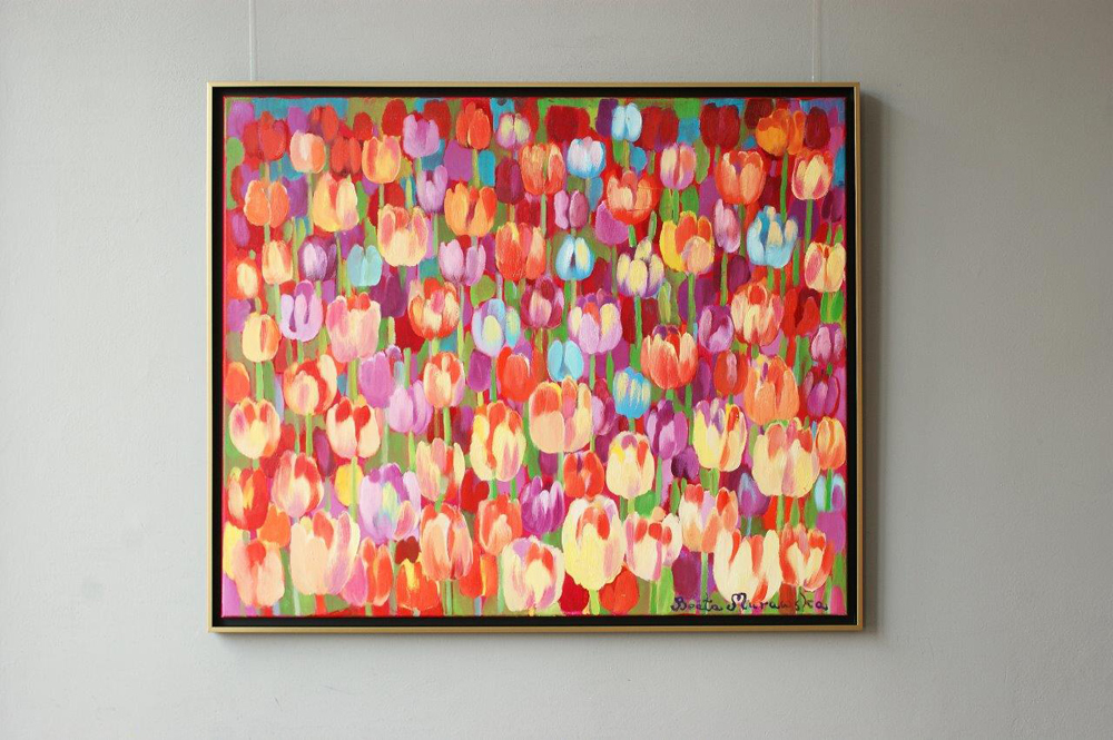 Beata Murawska - Spring day (Oil on Canvas | Wymiary: 125 x 105 cm | Cena: 6500 PLN)