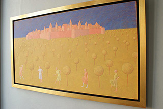 Mikołaj Kasprzyk : Castle : Oil on Canvas