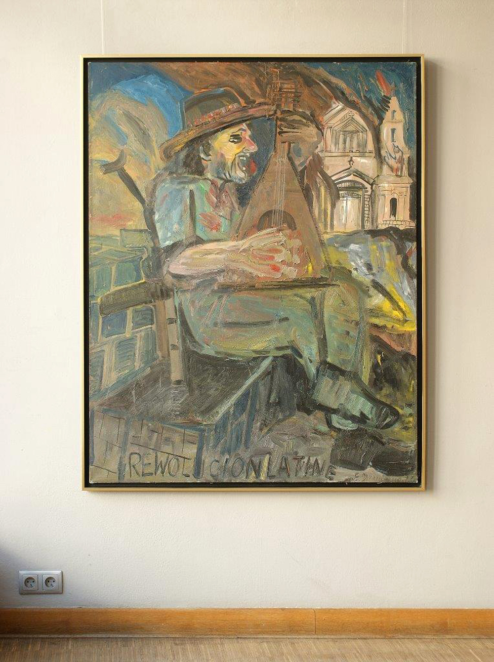 Edward Dwurnik - Rewolutionlatine (Oil on Canvas | Size: 119 x 151 cm | Price: 55000 PLN)