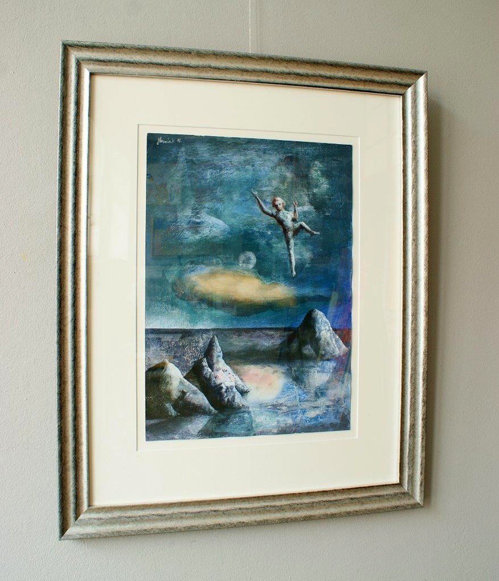 Łukasz Huculak - Rise (Tempera on canvas | Size: 53 x 66 cm | Price: 3600 PLN)