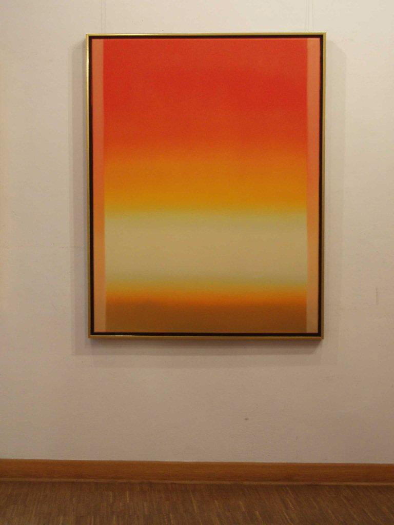 Anna Podlewska - Orange (Oil on Canvas | Wymiary: 105 x 135 cm | Cena: 5500 PLN)